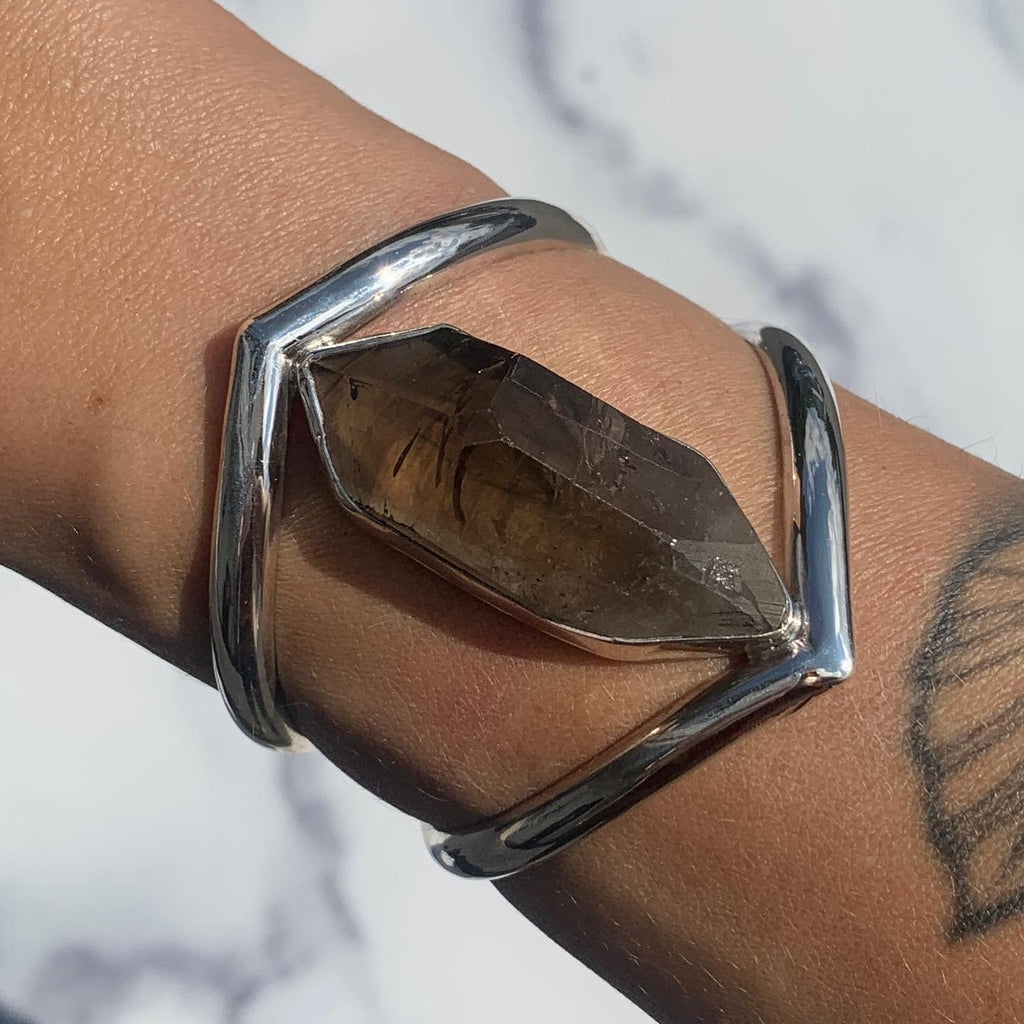 Smoky Quartz Cuff