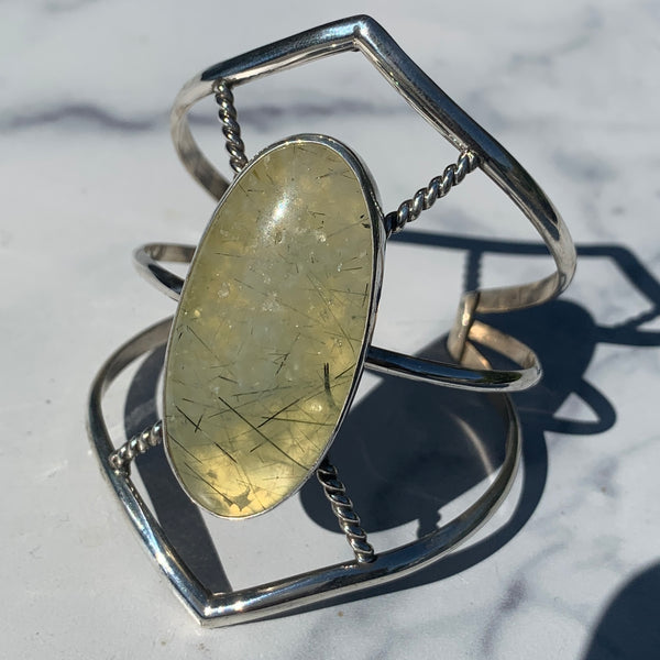 Prehnite Statement Cuff