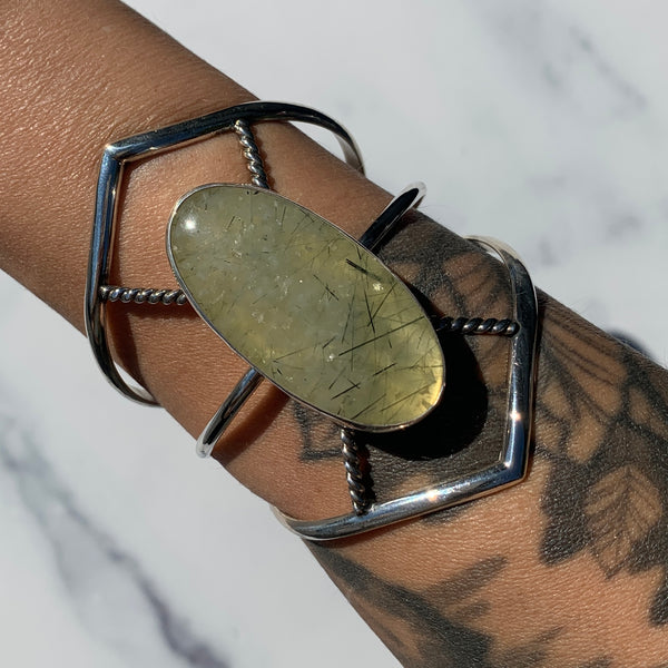 Prehnite Statement Cuff