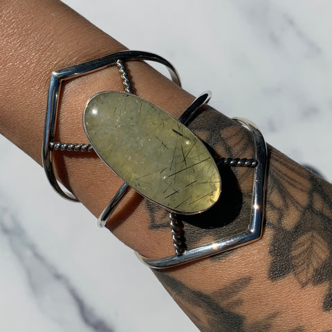Prehnite Statement Cuff