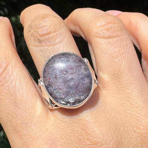 Lepidolite Sparkle Ring