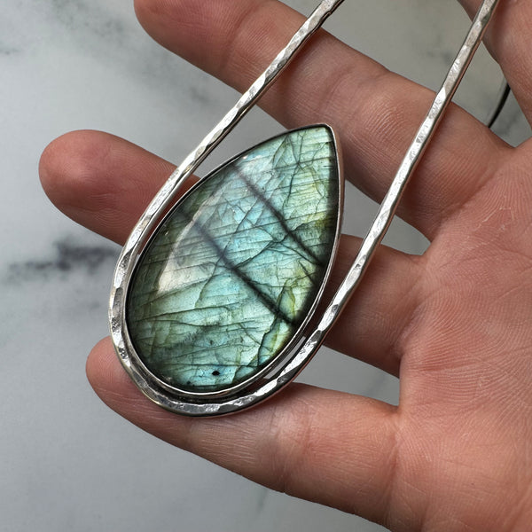 Labradorite Statement Choker