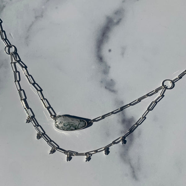 Tree Agate Layered Choker