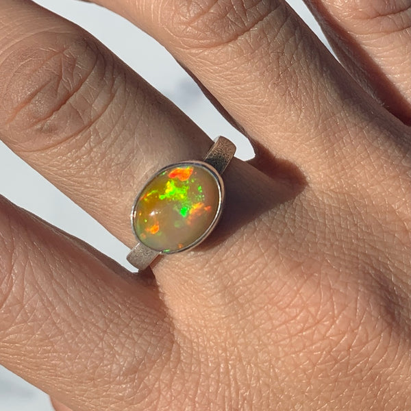 Honey Opal Ring