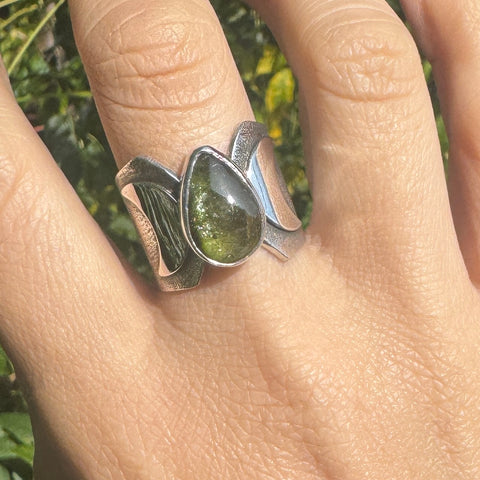 Green Tourmaline Dream Ring
