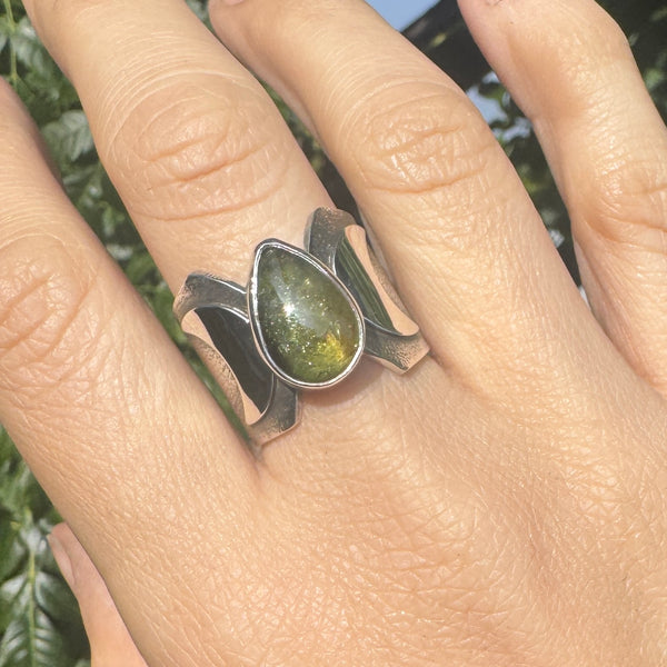 Green Tourmaline Dream Ring