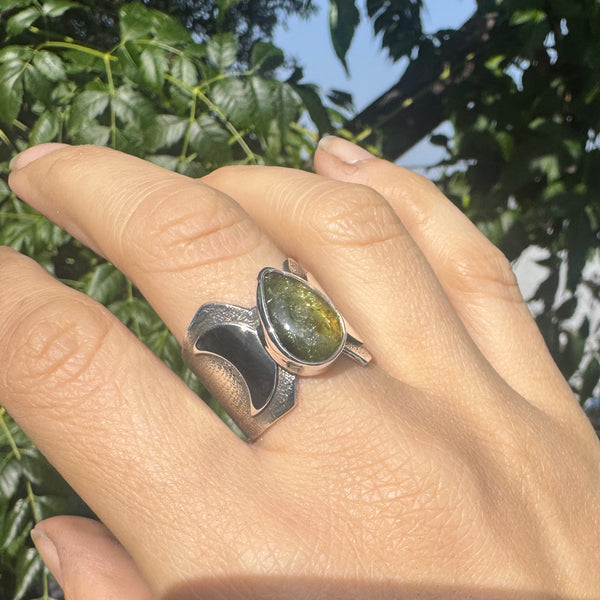 Green Tourmaline Dream Ring