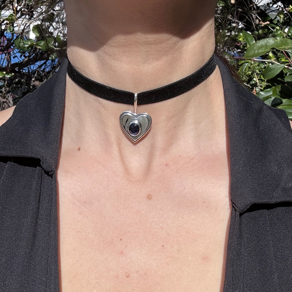 Iolite Heartthrob Choker