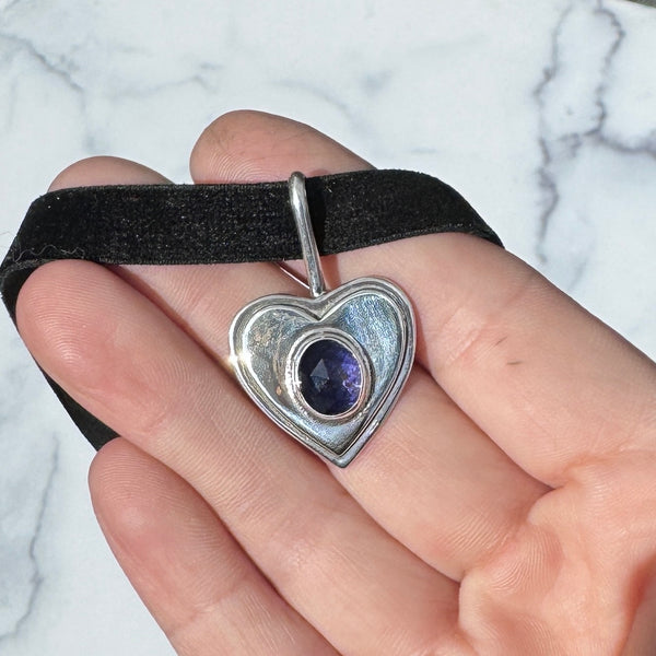 Iolite Heartthrob Choker