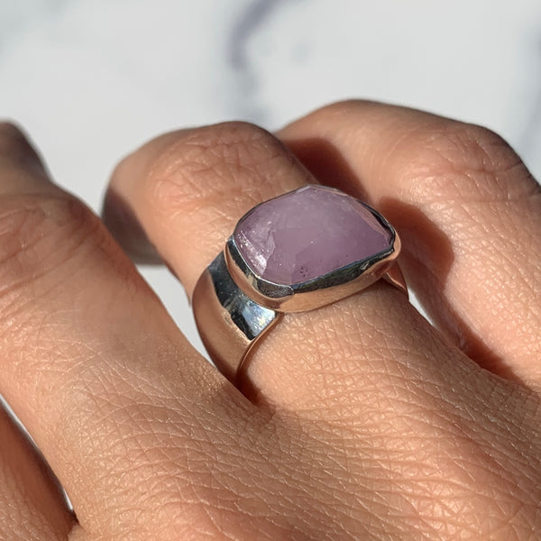 Kunzite Ring