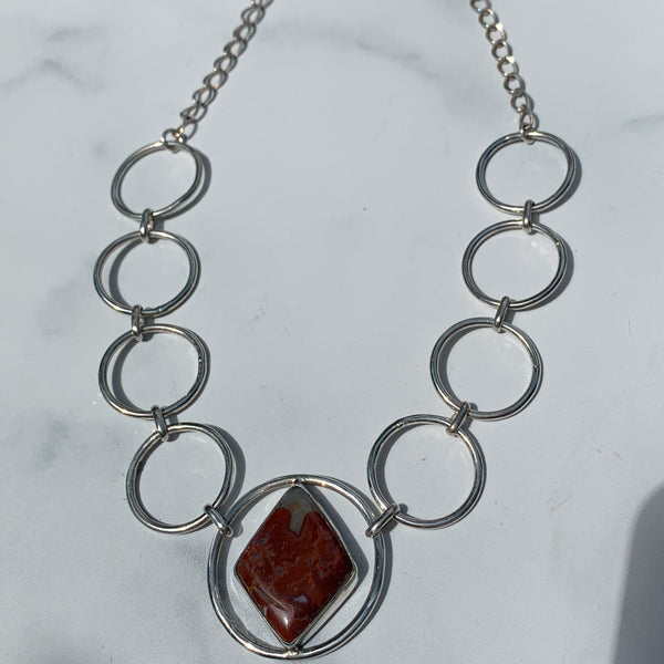 Moroccan Seam Agate Choker