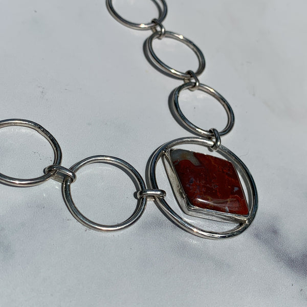 Moroccan Seam Agate Choker
