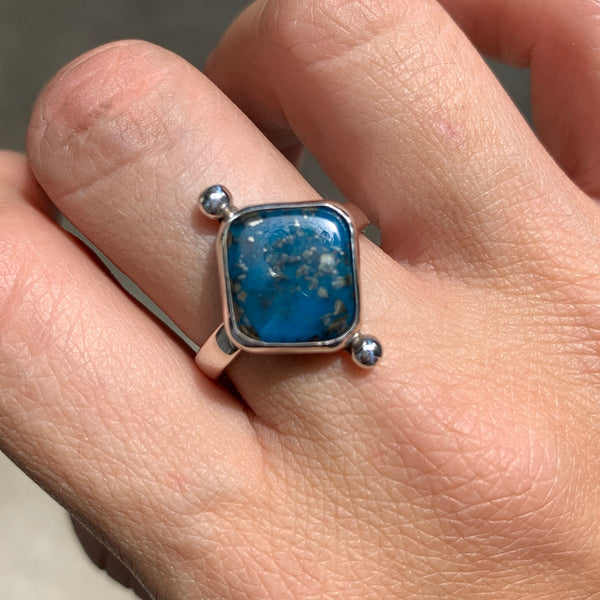 Persian Turquoise Bead Ring