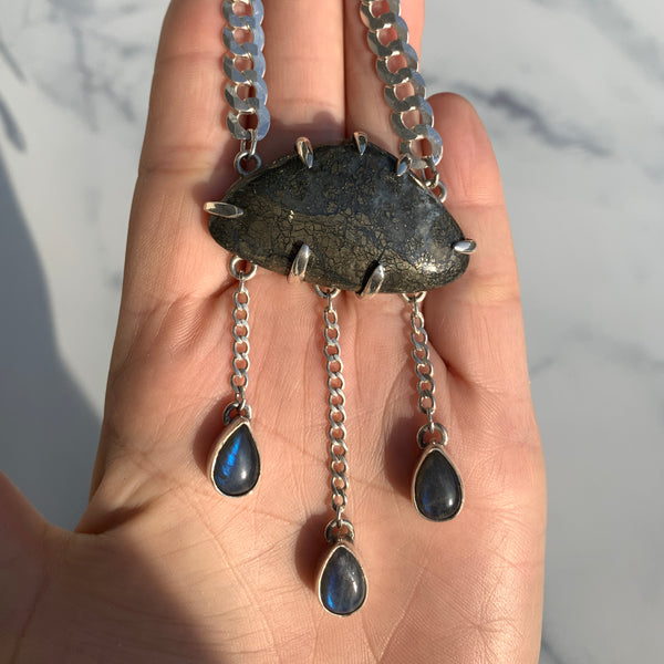 Storm Cloud Necklace