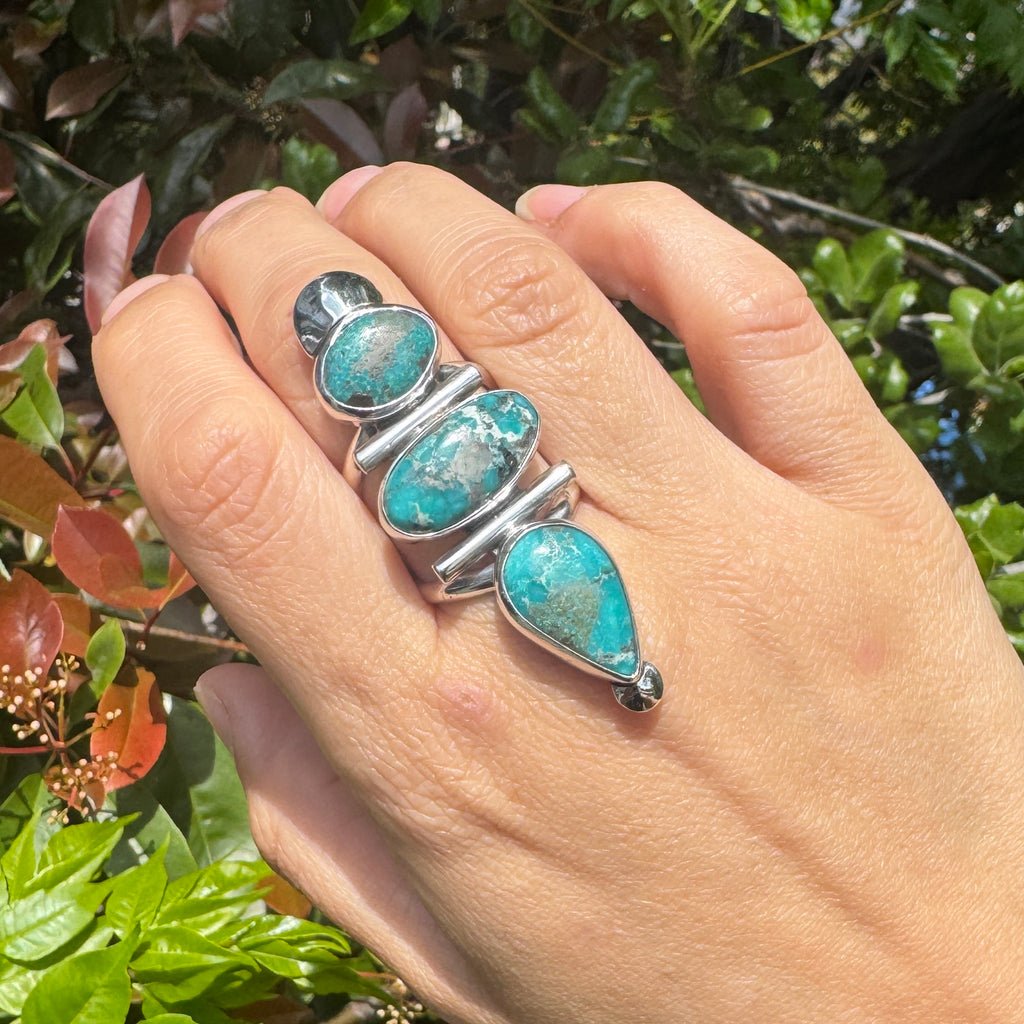 Turquoise Tower Ring
