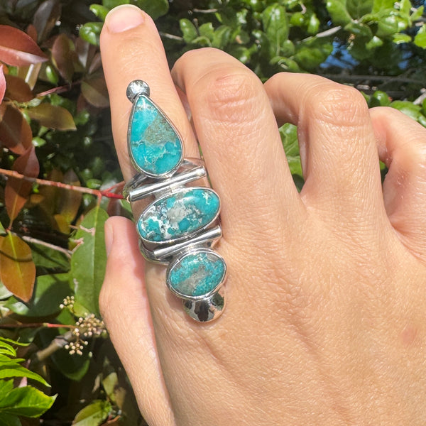 Turquoise Tower Ring