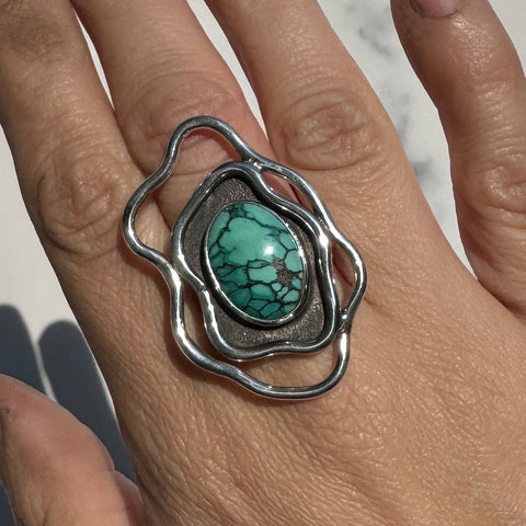 Tibetan Turquoise Whimsy Ring