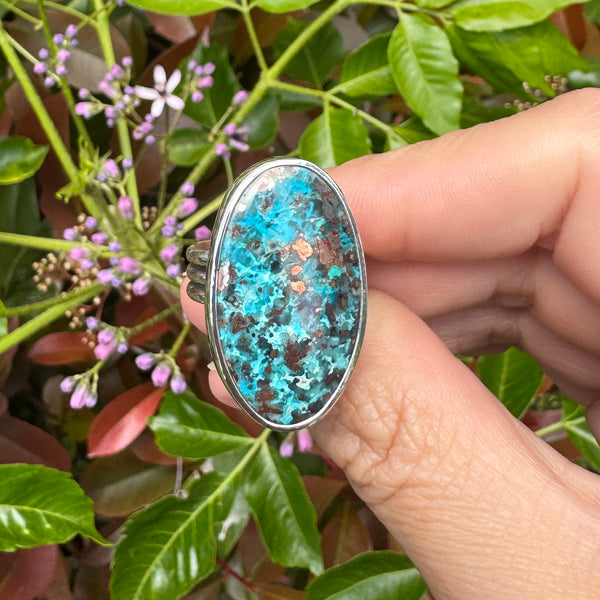 Confetti Chrysocolla Statement Ring