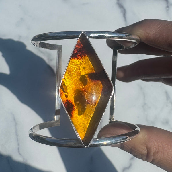 Baltic Amber Statement Cuff