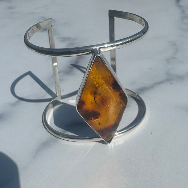 Baltic Amber Statement Cuff