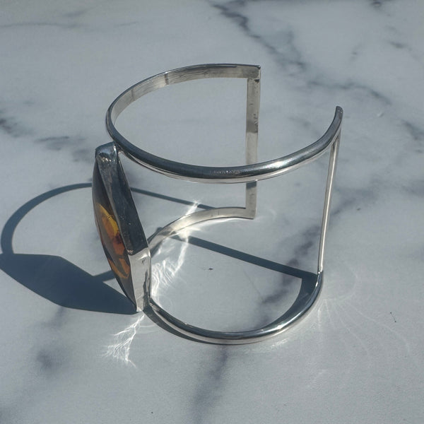 Baltic Amber Statement Cuff