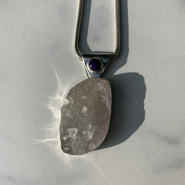 Apophyllite & Sugilite Necklace