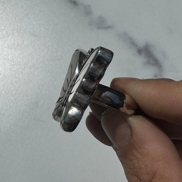 Brazilian Agate Butterfly Ring