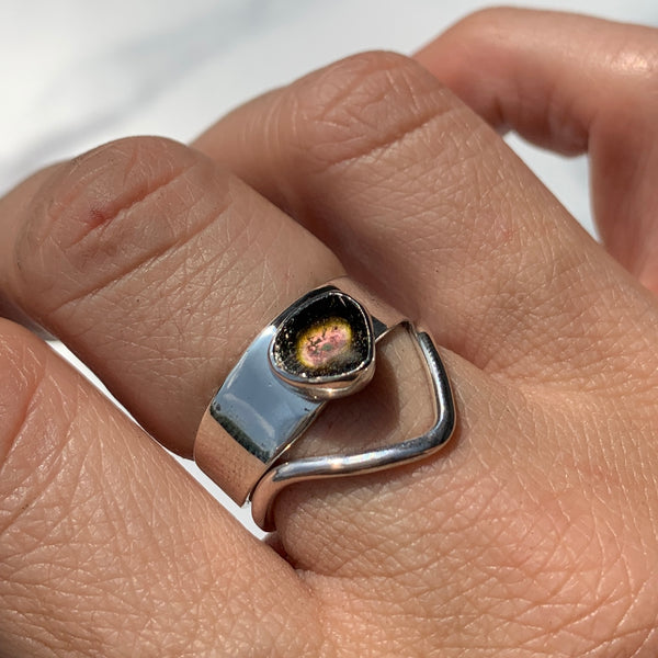 Watermelon Tourmaline Stacking Set