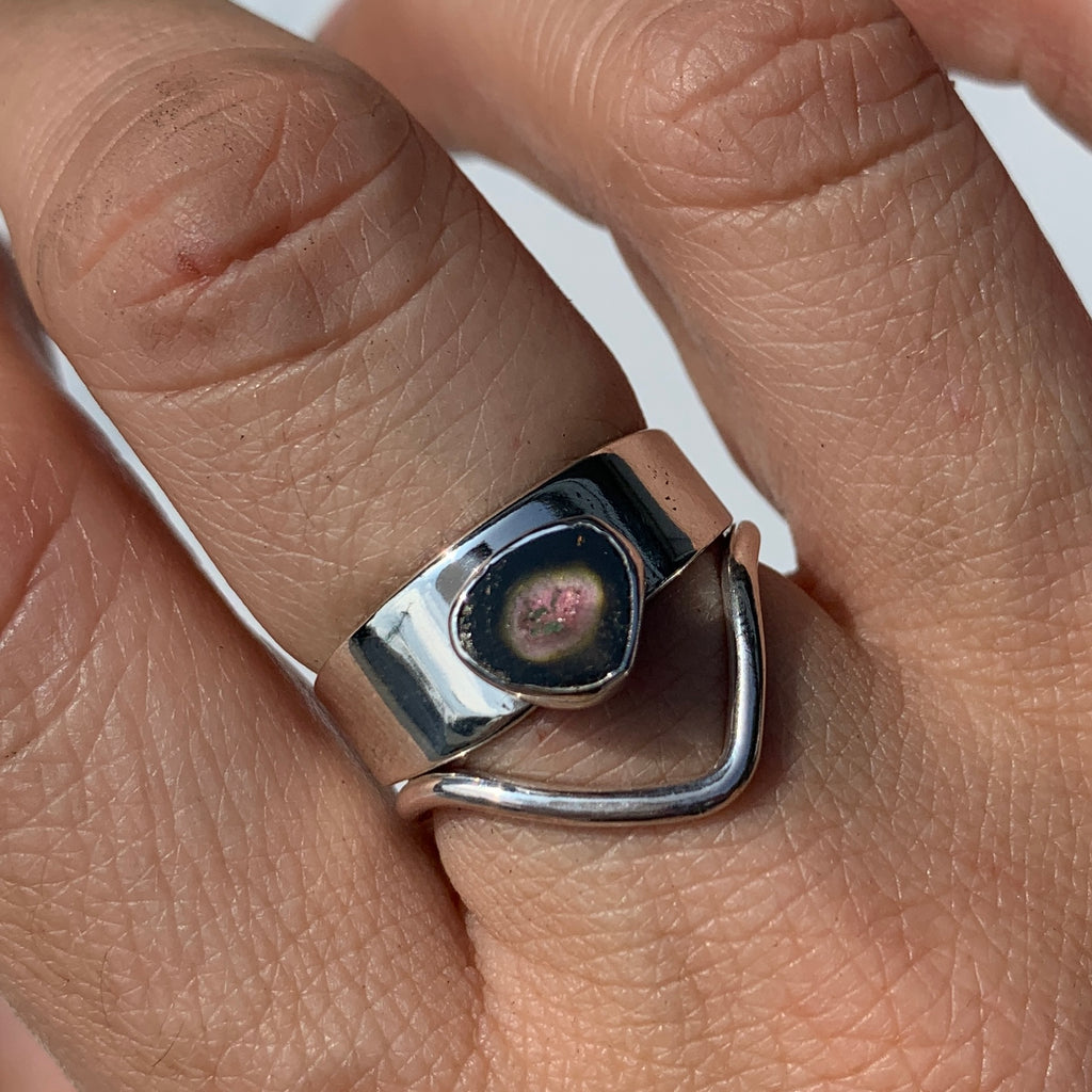 Watermelon Tourmaline Stacking Set