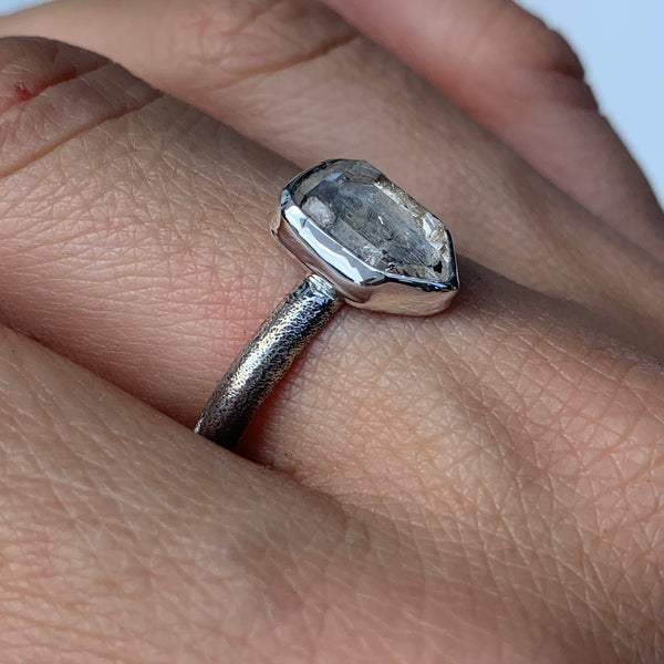 Herkimer Diamond Stacking Ring II