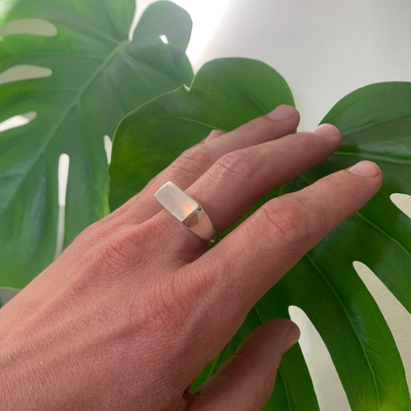 Rectangle Signet Ring