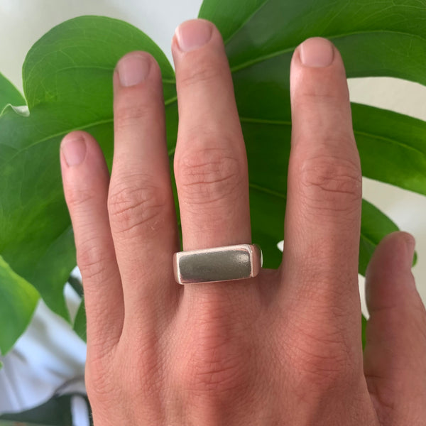 Rectangle Signet Ring
