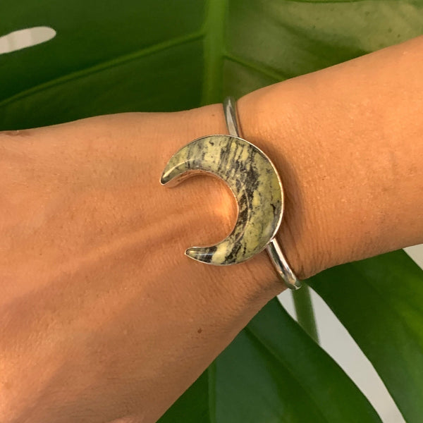 Serpentine Moon Cuff