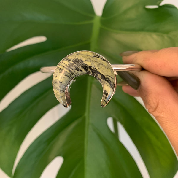 Serpentine Moon Cuff
