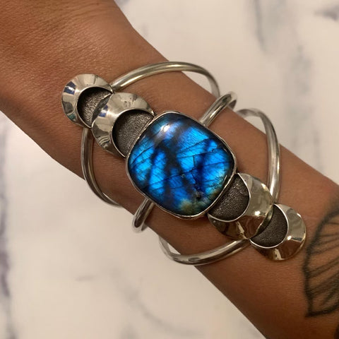 Labradorite Luna Tower Cuff