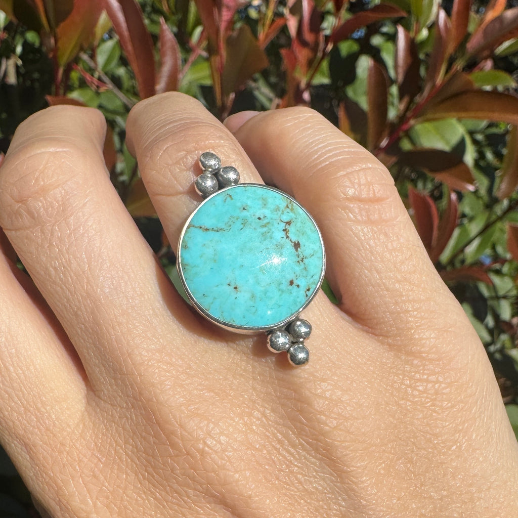 Kingman Turquoise Statement Ring