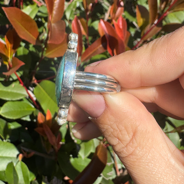 Kingman Turquoise Statement Ring