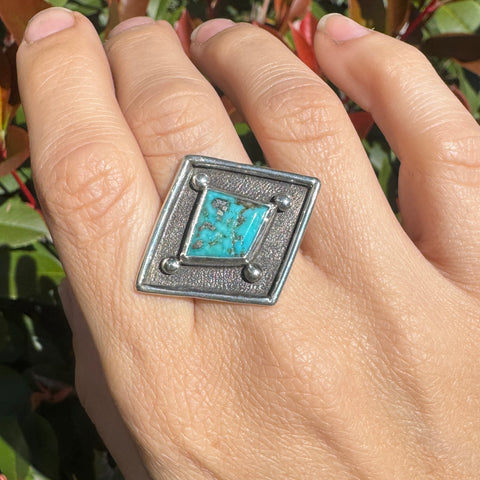 Campitos Turquoise Four Corners Ring