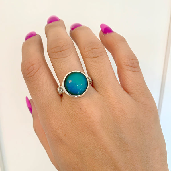 Mood Ring with Daisy Band *size 11*
