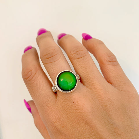 Mood Ring with Daisy Band *size 11*