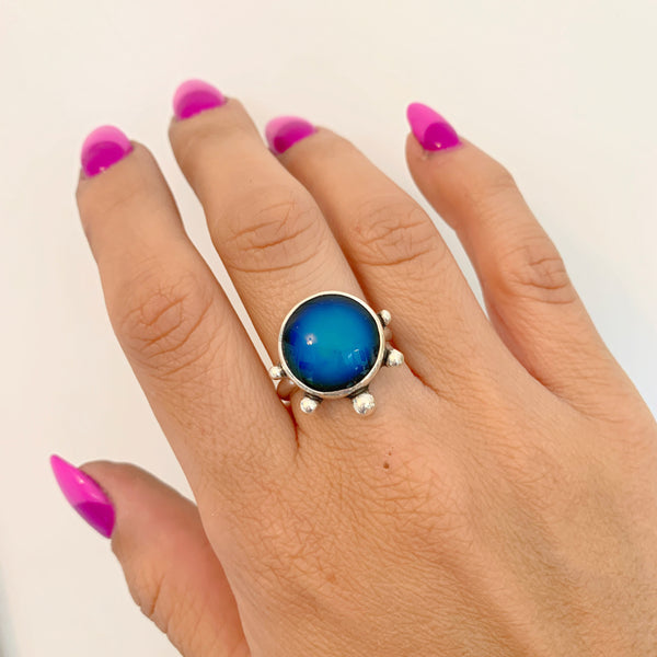 Mood Ring with Dots *size 9*