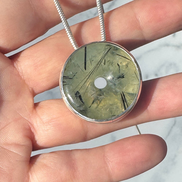 Prehnite Pendant