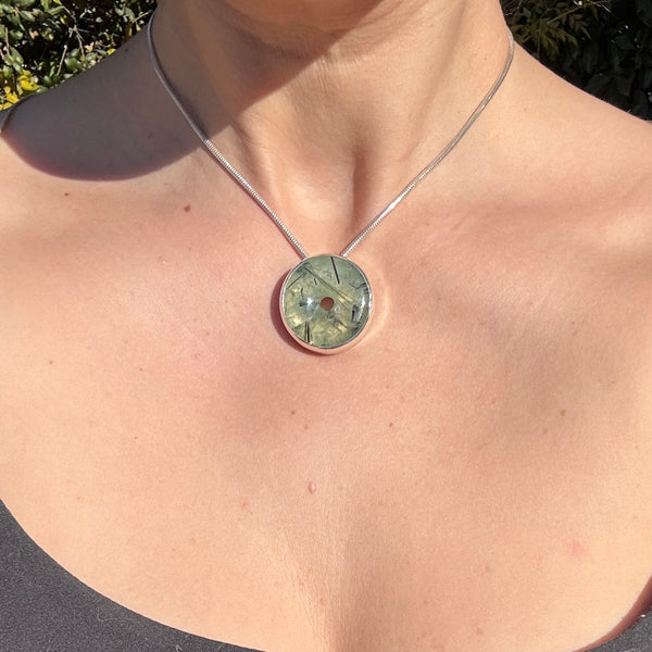 Prehnite Pendant