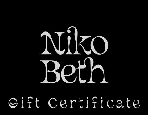 Niko Beth Gift Card