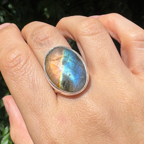Labradorite Daily Driver Ring - Oval