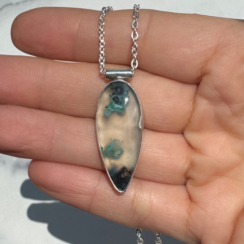 Confetti Chrysocolla Daily Driver Pendant