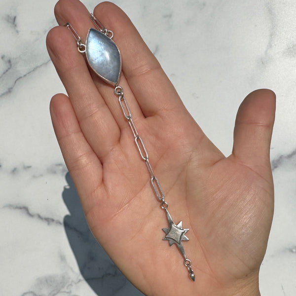 Rainbow Moonstone Starlight Lariat