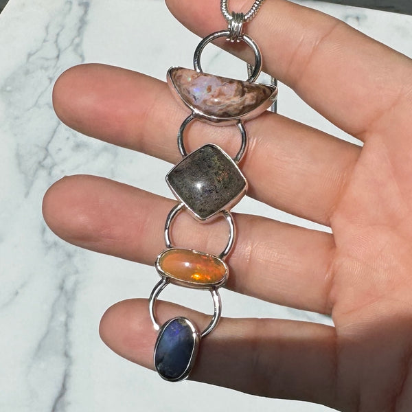 Opal Flight Pendant