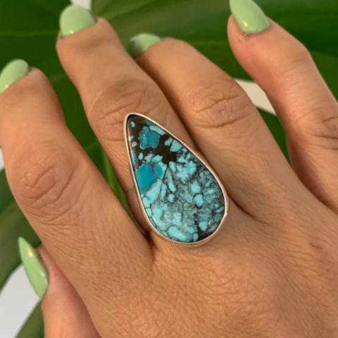 Bao Canyon Turquoise Wide Band Ring