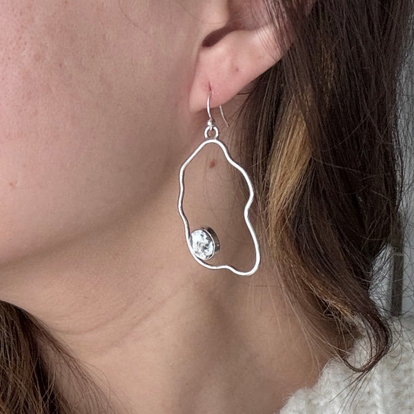 White Buffalo Whimsy Earrings